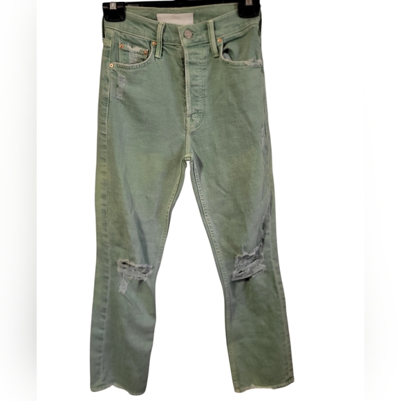 MOTHER SUPERIOR The Tomcat Chew High Rise Jeans Size 24 - Picture 2 of 8